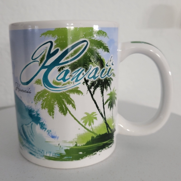 Maui Hawaiian Island Treasures Hawaii map coffee mug Island Waves Hawai'i - Picture 2 of 9